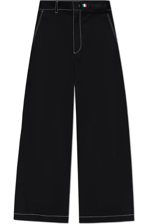 Moncler Homme, Pantalons, Noir, Taille: M Pantalon Large
