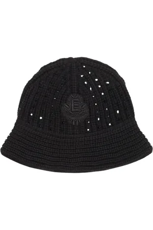 ERMANNO SCERVINO Femme, Accessoires, Noir, Taille: 40 FR Chapeau cloche en laine noire avec cristaux