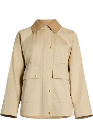 Patou Femme, Vestes, , Taille: 38 FR Parka Bio Blanc Manteau