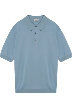 JOHN SMEDLEY Homme, Tops, Vert, Taille: M Polo à manches courtes