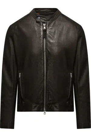 Bomboogie Homme, Vestes, Brun, Taille: 3XL Roy Leather Jacket