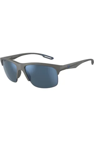 Emporio Armani Unisex, Accessoires, Gris, Taille: ONE Size Collection de lunettes de soleil élégantes