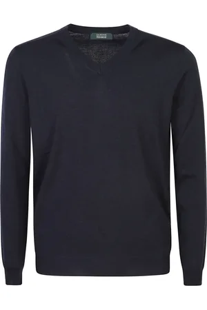 ZANONE Homme, Pulls, Bleu, Taille: 3XL Maille Élégante pour Homme