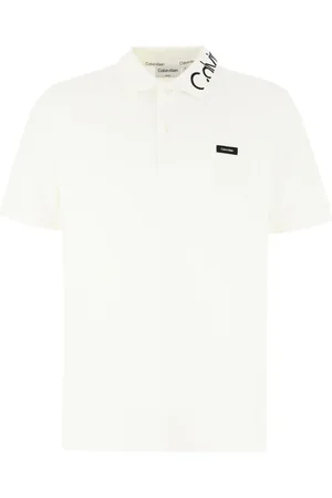 Calvin Klein Homme, Tops, Blanc, Taille: 2XL Polo Classique pour Homme