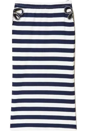 Twin-Set Femme, Jupes, Bleu, Taille: 42 FR Hauts sans manches