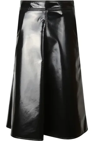 Moncler Femme, Jupes, Noir, Taille: 36 FR Jupe Midi Taille Haute