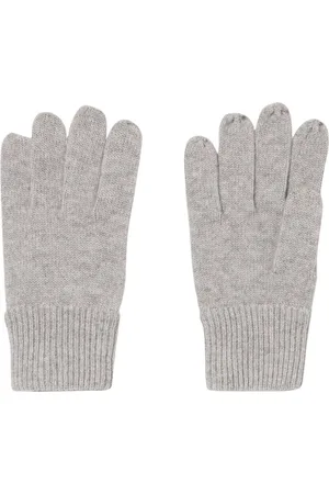 Brooks Brothers Unisex, Accessoires, Gris, Taille: ONE Size Gants en Cachemire