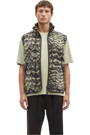 Samsøe Samsøe Homme, Vestes, Multicolore, Taille: S Veste Zippée Scandinave AOP