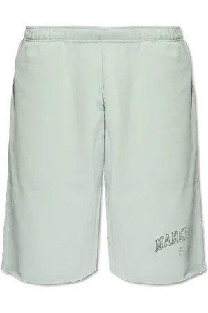 Maison Margiela Homme, Shorts, Bleu, Taille: L Short en Coton Effet Vintage