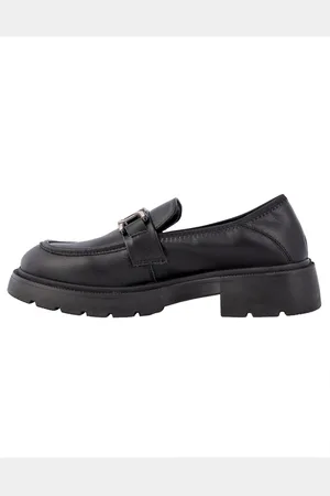 CESARE GASPARI Femme, Chaussures, Noir, Taille: 38 EU Platform Mocassins Juana - Noir
