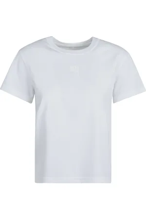 Alexander Wang Femme, Tops, Blanc, Taille: 36 FR Tee-shirt Blanc avec Logo pour Femmes