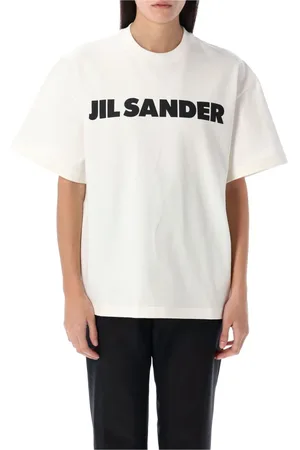 Jil Sander Femme, Tops, Blanc, Taille: 40 FR T-Shirt Décontracté en Coton
