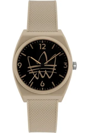 adidas Femme, Accessoires, Brun, Taille: ONE Size Montre Femme en Silicone