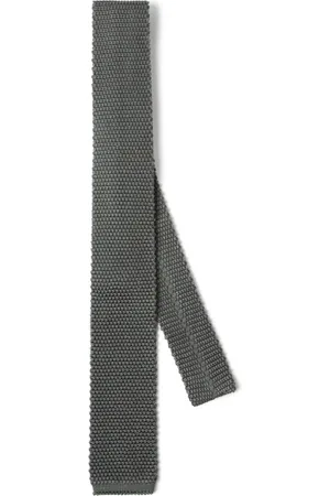 Brunello Cucinelli Homme, Accessoires, Gris, Taille: ONE Size Élégante Cravate en Soie pour Homme
