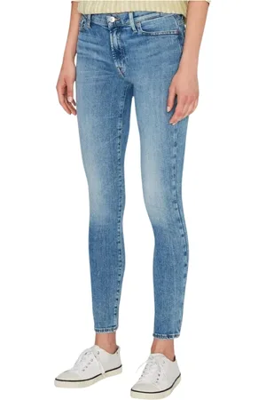 7 for all Mankind Femme, Jeans, Bleu, Taille: W26 Pantalon en Denim Skinny HW