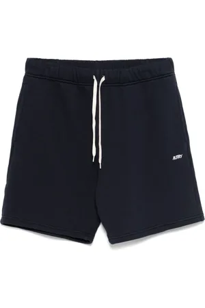 Autry Homme, Shorts, Bleu, Taille: M Shorts Bleu Marine avec Cordon et Logo