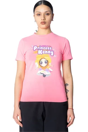Vetements Femme, Tops, Rose, Taille: 40 FR T-shirt Unisexe Rose Princess Kenny