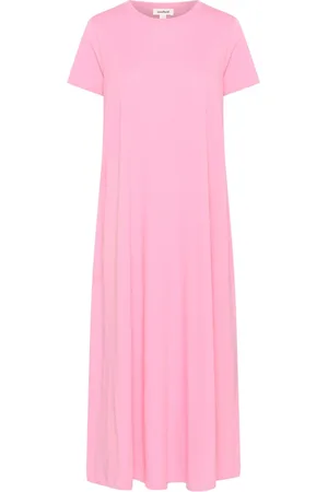 Soaked in Luxury Femme, Robes, Rose, Taille: 46 FR Robe Rosebloom avec manches courtes