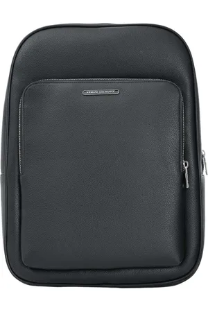Armani Exchange Homme, Sacs, Noir, Taille: ONE Size Sac à Dos Homme Noir Élégant et Pratique