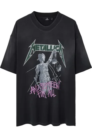 Represent Homme, Tops, Noir, Taille: M T-shirt Metallica Justice