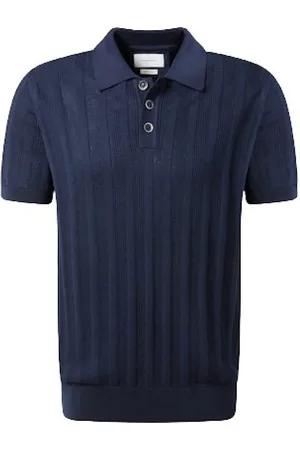 Baldessarini Homme, Tops, Bleu, Taille: M Pull en Tricot à Manches Courtes Klosy