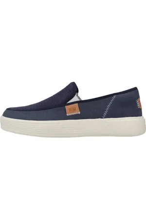 Hey dude Homme, Chaussures, Bleu, Taille: 45 EU Mocassins Élégants pour Aventures Côtières