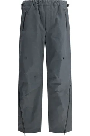 GR10K Homme, Pantalons, Gris, Taille: M Pantalon de terrain à jambes larges avec poches zippées