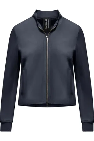 Bomboogie Femme, Vestes, Bleu, Taille: 42 FR Walp Leather Jacket