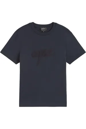 A.P.C. Femme, Tops, Bleu, Taille: 36 FR Élégance minimaliste T-Shirt Lenny