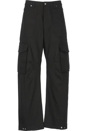 Golden Goose Homme, Pantalons, Noir, Taille: M Pantalon Cargo Noir Jambe Large