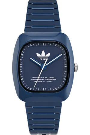 adidas Unisex, Accessoires, Bleu, Taille: ONE Size Montre à quartz Retro Wave Two