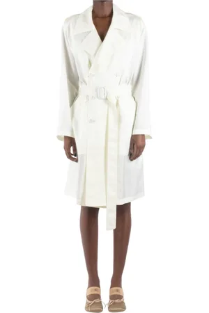 Maison Margiela Femme, Manteaux, Blanc, Taille: 36 FR Trench Blanc