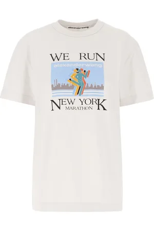 Alexander Wang Femme, Tops, Blanc, Taille: 36 FR T-Shirt Casual en Coton