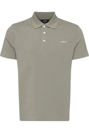 A.P.C. Homme, Tops, Vert, Taille: L Polo en Coton