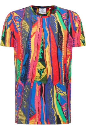 Carlo Colucci Homme, Tops, Multicolore, Taille: XS T-shirt tricoté Egon
