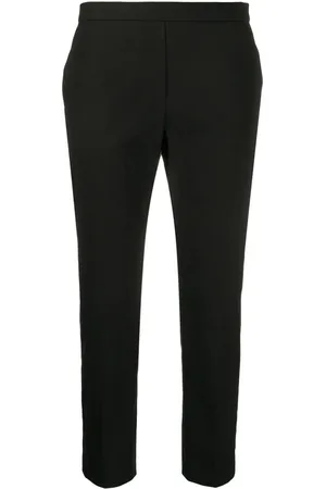 THEORY Femme, Pantalons, Noir, Taille: 38 FR Pantalon Taille Haute Cropped