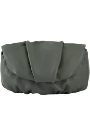 MALABABA Femme, Sacs, Vert, Taille: ONE Size Pochette en cuir faite main