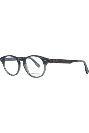 Ermenegildo Zegna Homme, Accessoires, Gris, Taille: ONE Size Montures Optiques Grises pour Hommes