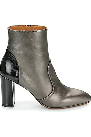 Chie Mihara Femme, Chaussures, Gris, Taille: 41 EU Bottes en Cuir Élégantes pour Femmes