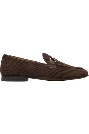 Scarosso Femme, Chaussures, Brun, Taille: 36 EU Mocassins Horsebit en Velours Marron