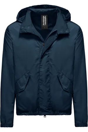 Bomboogie Homme, Vestes, Bleu, Taille: XL Bomber en nylon froissé