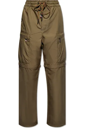 Moncler Homme, Pantalons, Vert, Taille: L Pantalon avec Panneaux Amovibles