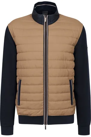 Bugatti Homme, Vestes, , Taille: M Vestes Taupe Modèle Élégant