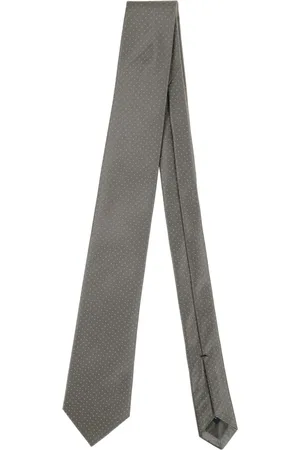 Errico Formicola Homme, Accessoires, Gris, Taille: ONE Size Élégante Cravate en Soie pour Homme