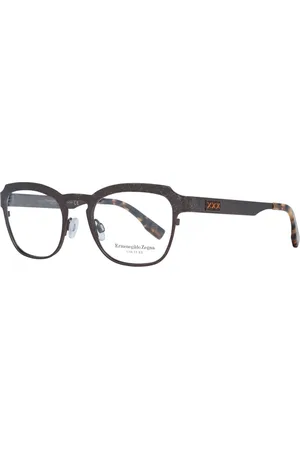 Ermenegildo Zegna Homme, Accessoires, Brun, Taille: ONE Size Montures Optiques Homme Bronze