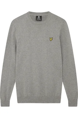 Lyle & Scott Homme, Pulls, Gris, Taille: S Pull Marin en Laine Mérinos