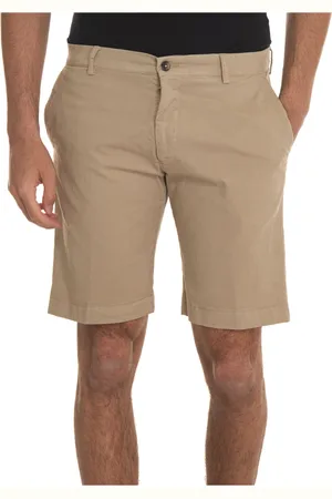 Berwich Homme, Shorts, , Taille: 2XL Shorts Bermuda en coton avec évent de tailleur
