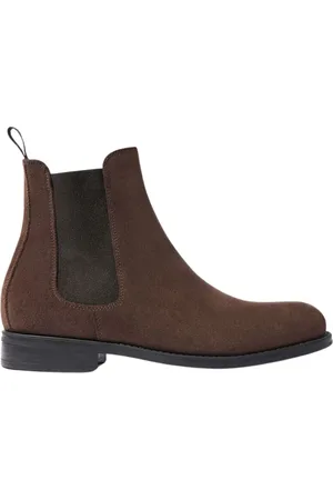 Scarosso Femme, Chaussures, Brun, Taille: 37 1/2 EU Bottines Chelsea fuselées à semelle en caoutchouc