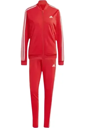 adidas Femme, Sport, Rouge, Taille: 42 FR Survêtement Essentials 3-Stripes