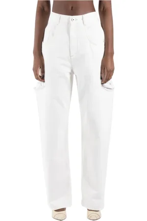 Maison Margiela Femme, Jeans, Blanc, Taille: 36 FR Jean en Coton Blanc
